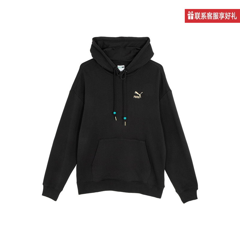 Puma彪马连帽休闲卫衣男女装冬新款运动服跑步套头衫625833-01