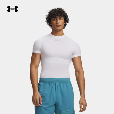 安德玛UNDERARMOUR运动2026S/S男紧身短袖 6015382-100
