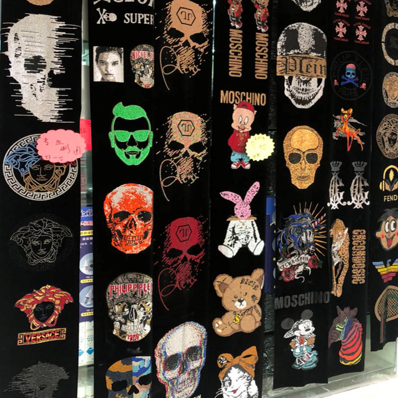 烫图烫钻加工厂烫钻图案定制衣服水钻产品图定制拍烫钻图形定制