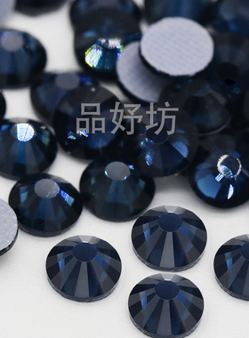 墨兰色平底烫钻仿奥钻肚皮舞衣服舞鞋贴钻幻彩烫钻器体操闪烫钻闪