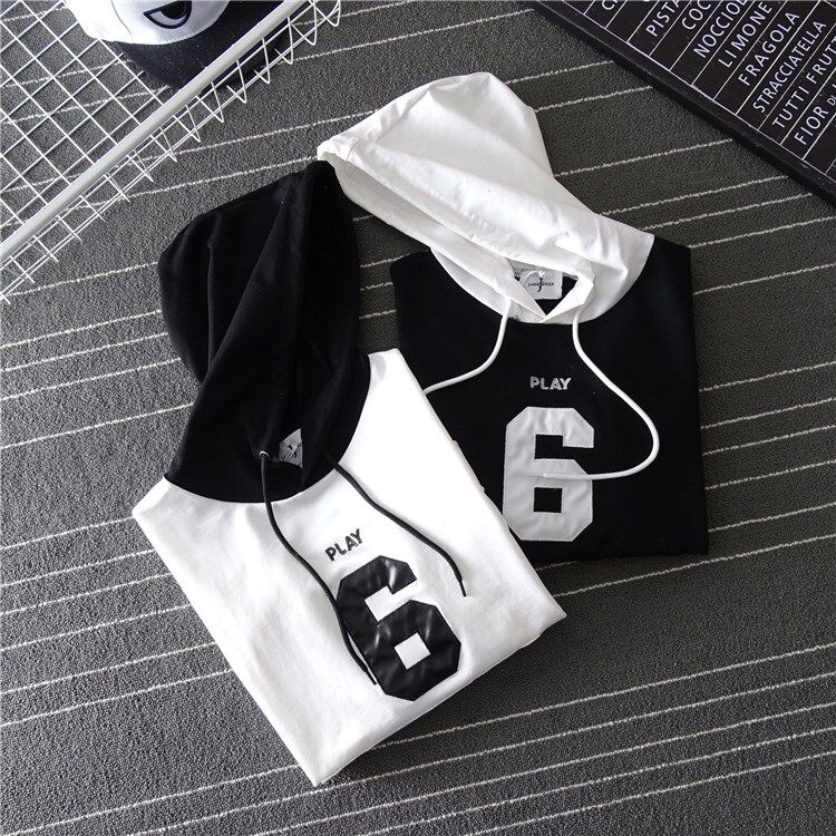 white Cap T-shirt 2018 summer hoodie half sleeve motion leisure time have cash less than that is registered in the accounts Sweater Base coat jacketin the Women's clothing/Boutique , T-shirt  category - from Buy2taobao.com to provide professional Taobao agent buy service