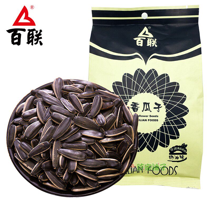 福建特产百联香瓜子葵花籽袋装干炒货奶油味瓜子葵花子小包装零食