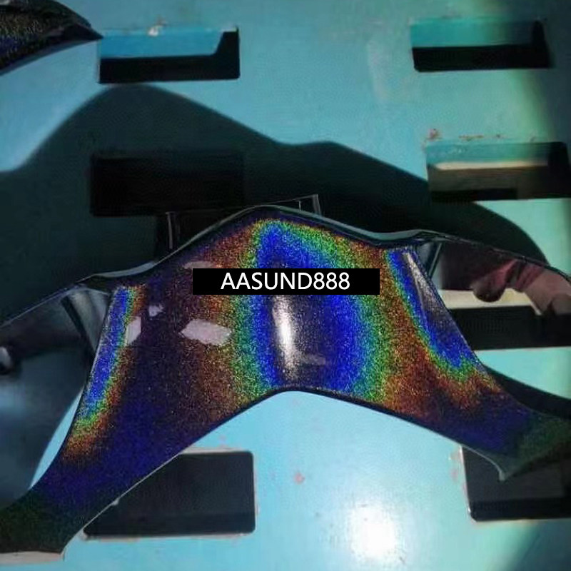 超彩4D魔幻锦绣AASUND鹦鹉特效漆摩托车车壳改色轮毂后视镜配件漆