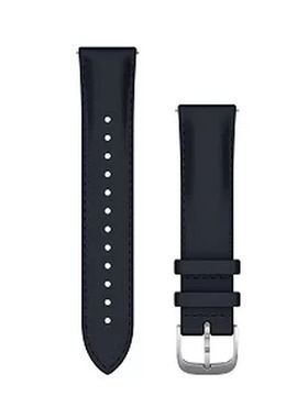 佳明GarminMove 3/Luxe 海军蓝意大利皮表带/腕带 银色表扣/20mm
