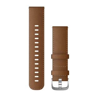 佳明GarminActive First Avenger美国队长棕色皮表带银色表扣22mm