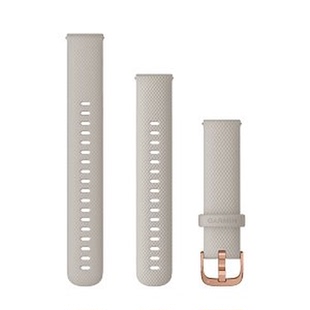 佳明GarminActive S GarminMove 3S 浅沙色硅胶表带玫瑰金扣18mm