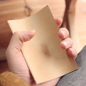 牛皮纸复古64K小本子 迷你口袋记事本空白横线内页车线本赠品礼物