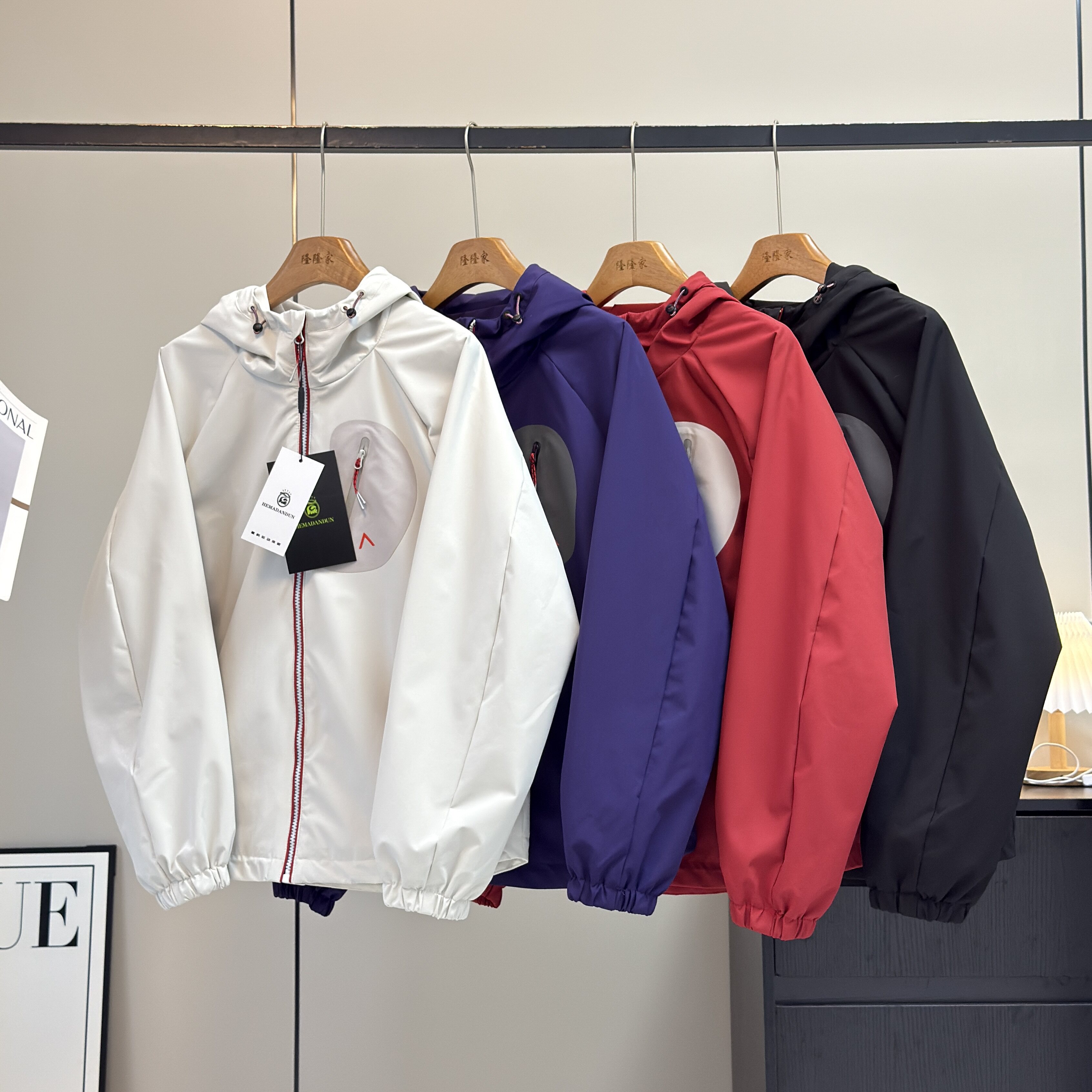 大厂订单！户外山系情侣款机能软壳冲锋衣夹克春装连帽防泼水外套