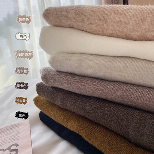 针织衫女2024秋冬新款时尚半高领包芯纱打底内搭毛衣上衣