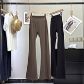 女外穿运动健身瑜伽裤 高腰裸感高弹无束缚喇叭裤 礼盒装 LU系列