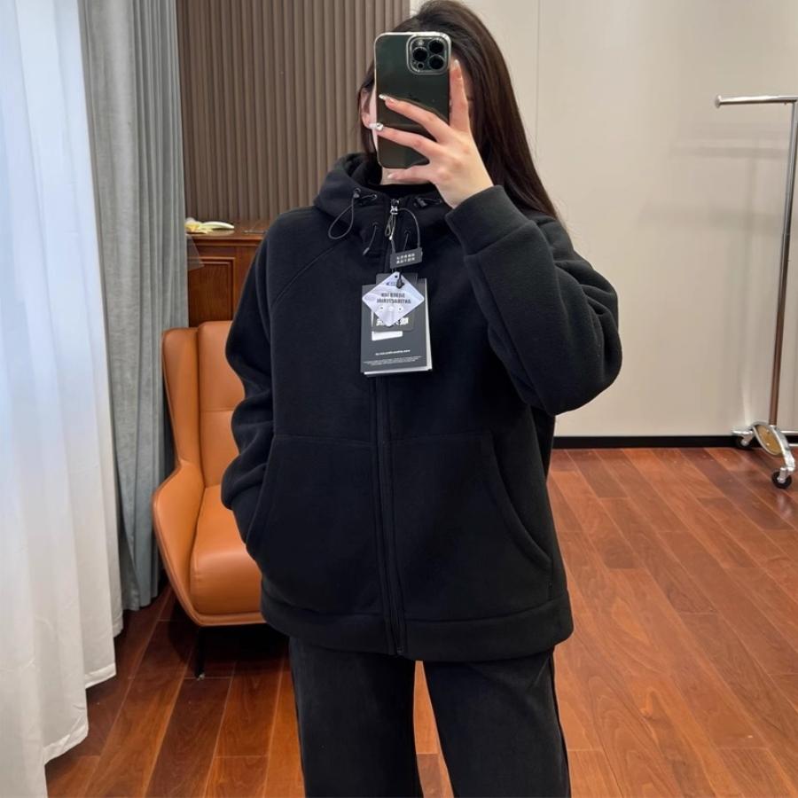 男女同款加厚保暖620g摇粒绒外套