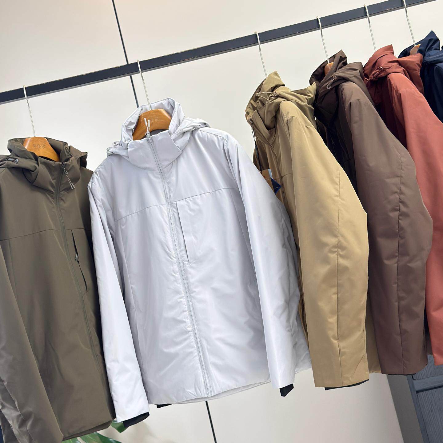 大厂订单!秋冬男女同款户外防寒轻量保暖连帽防泼水棉衣棉服外套