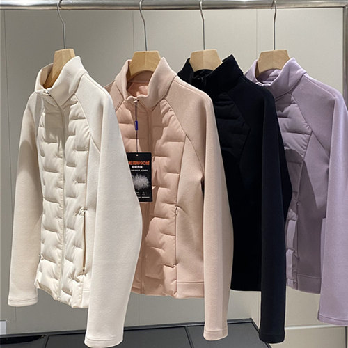 LU系风！恒温蓄热小蛮腰户外休闲90白鸭绒D立裁修身羽绒服外套
