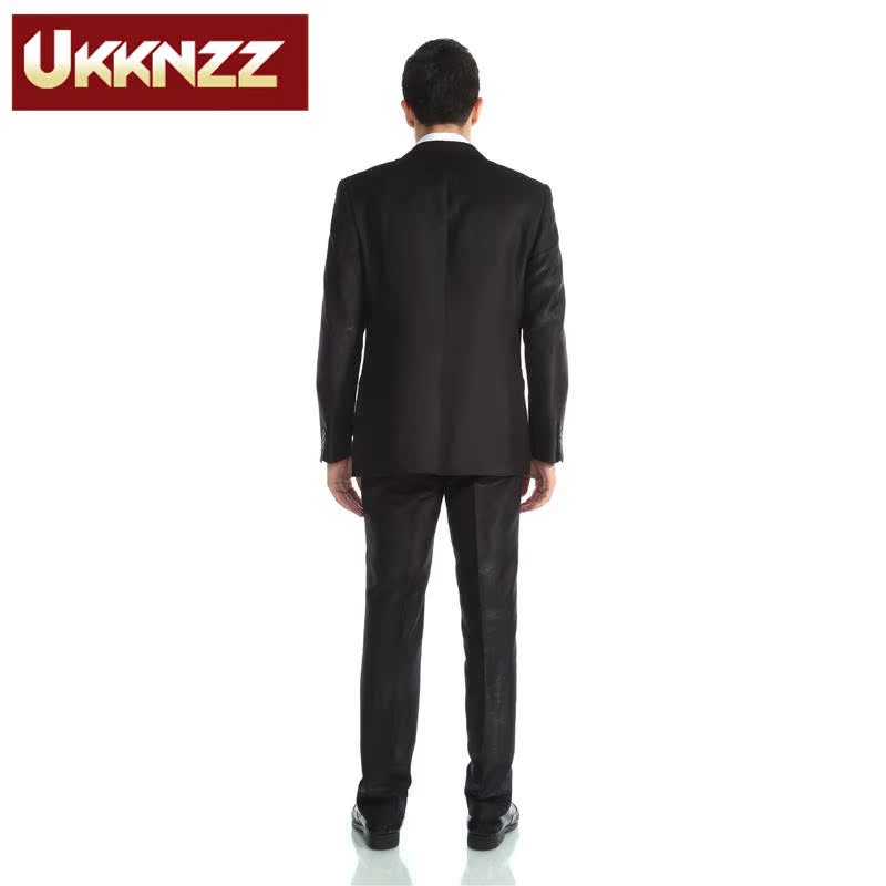 Costume homme UKKNZZ pour printemps - Ref 1574145 Image 4