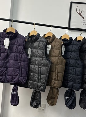 仇仇家！男女情侣款秋冬保暖立领空气棉服背心便携式马甲483632