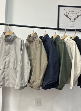 仇仇家！男女装防风立领茄克户外耐久防水休闲连帽夹克外套475038