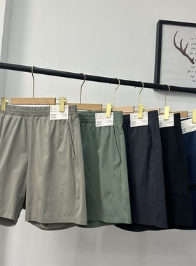 仇仇家！男士夏季DRY-EX吸湿排汗高弹力速干运动休闲裤短裤475386