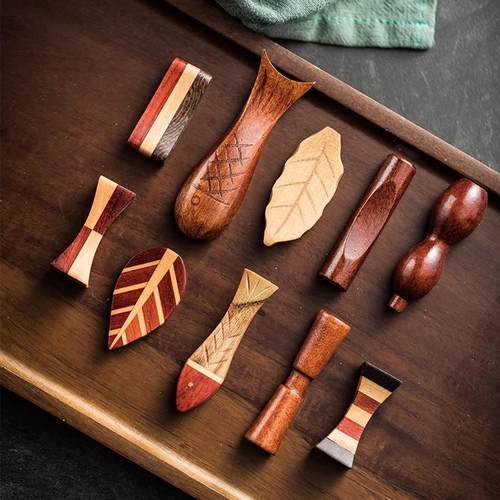 筷子架实木实木拼接筷托