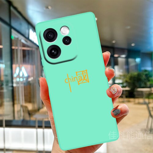 中国适用opporeno15液态硅胶手机壳PLW110包边软壳全包保护套防摔