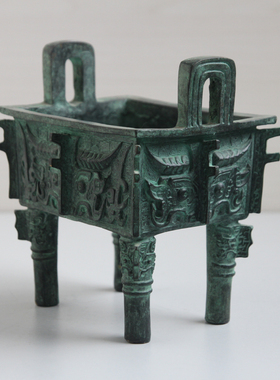 西周兽面纹方鼎提升格局汇聚正气