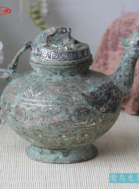 国潮古风工艺品酒壶婚庆影视道具