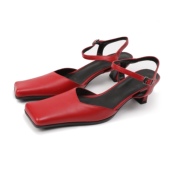 超火绝美配裙子气质时尚 刘雯同款 外穿夏季 新款 真皮 UBORYA凉拖鞋