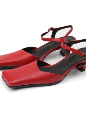 刘雯同款UBORYA凉拖鞋新款外穿夏季超火绝美配裙子气质时尚真皮