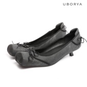 女外穿低跟单鞋 新款 气质时尚 UBORYA芭蕾鞋 高级夏季 配裙子一脚蹬