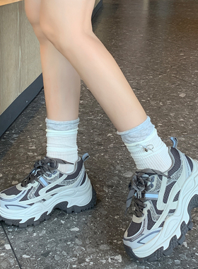 YOUNGER LURE老爹鞋2026新款今年流行爆款厚底增高百搭女款巨好看