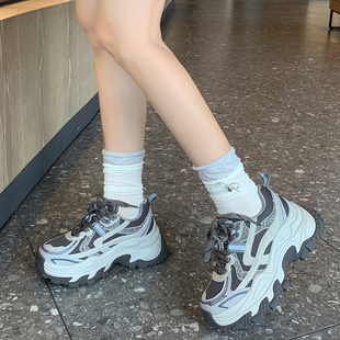 YOUNGER LURE老爹鞋2026新款今年流行爆款厚底增高百搭女款巨好看