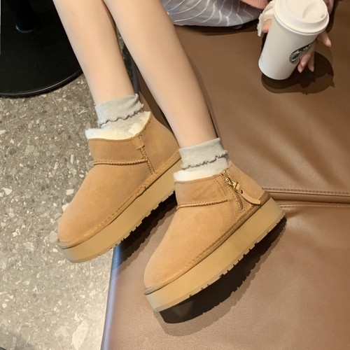 TGG团呱呱雪地靴女款新款U棉鞋