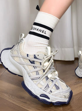 YOUNGER LURE老爹鞋女款2026新款小个子增高显脚小厚底百搭时尚