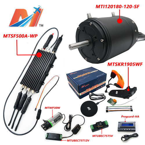 23.5KW电机电调500A电动水翼游艇