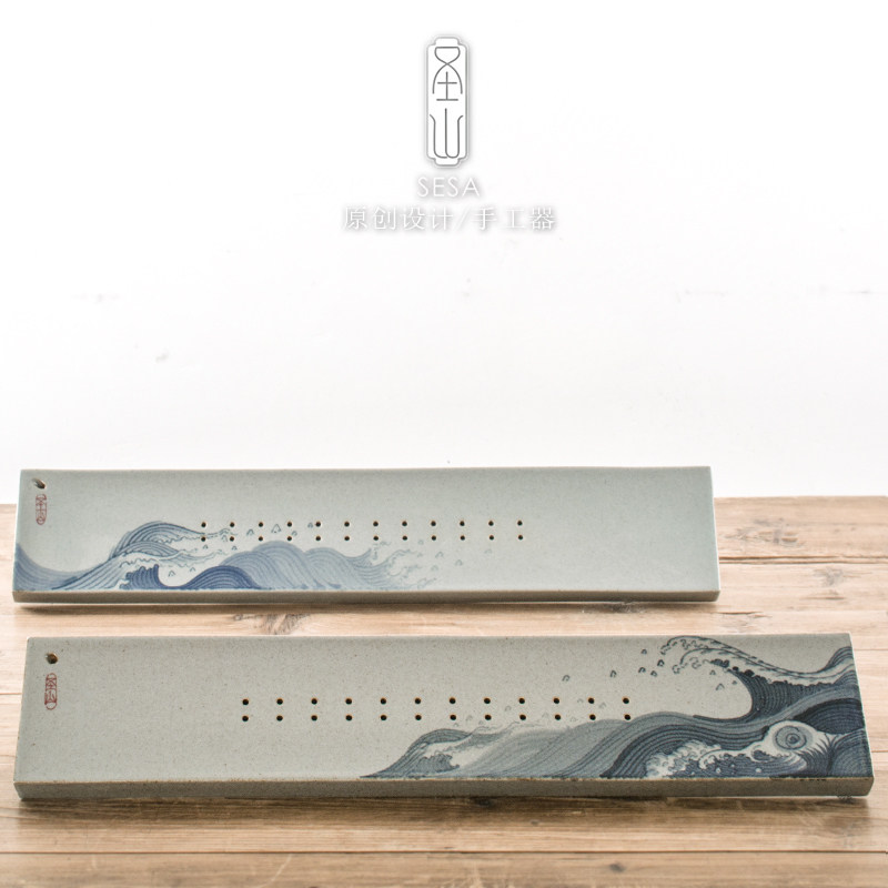 圣山仿古青花陶瓷干泡茶盘储水干泡台茶台复古茶海功夫茶具托盘|msdalam kategori pinggan mangkuk, set teh, dulang teh - dari Buy2taobao.com untuk memberikan perkhidmatan ejen Taobao profesional membeli