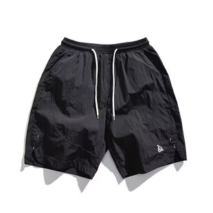 日系復(fù)古潮牌機(jī)能寬松休閑五分褲 山系戶外工裝 速干運(yùn)動(dòng)短褲 男夏季