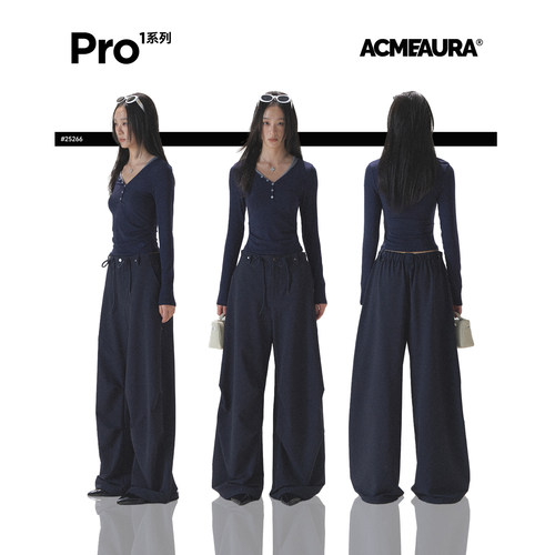 ACMEAURA伞兵裤韩版超好看