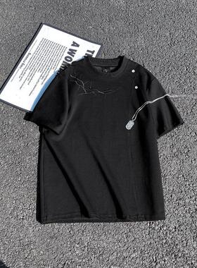 W460夏季短袖P25黑色白色M到3XL