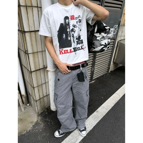 Xanvas杀死比尔栗山千明索罗娜印花短袖t恤夏季tee