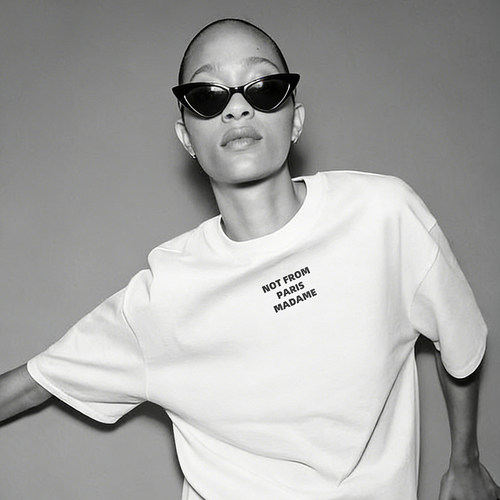 法兰西潮牌270g重磅纯棉短袖T