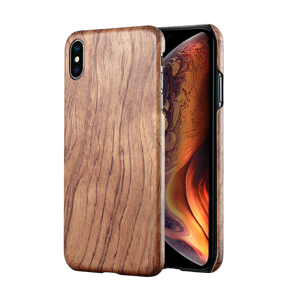 ForiPhoneXS Max原木质手机壳苹果X纹商务薄适用于iPhoneXR保护套
