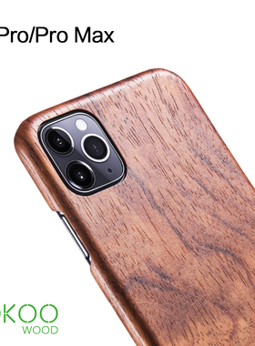 yokoowood适用于苹果11Pro Max木质手机壳foriPhone11超薄保护套