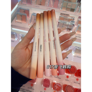 每周飞人肉 韩国正品2an双头眼影笔双色卧蚕笔晕染哑光珠光唇线笔