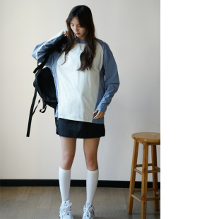 T恤情侣徒步爬山薄卫衣 户外运动拼色长袖 NBN COOLMAX速干防晒夏季