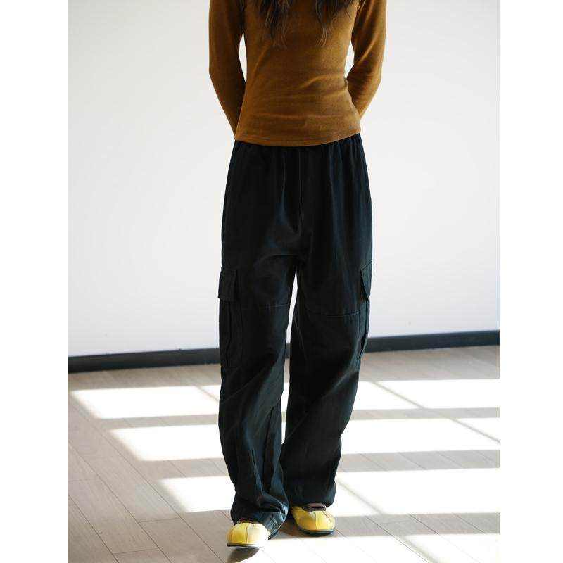 NBN 2025春款多口袋直筒工装裤女情侣美式帅气宽松百搭休闲长裤潮,女装/女士精品,休闲裤,淘宝优惠券,粉丝福利购,淘宝优惠卷