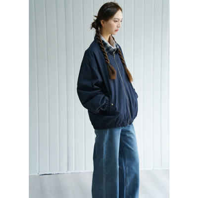 NBN假两件秋季工装男女夹克外套