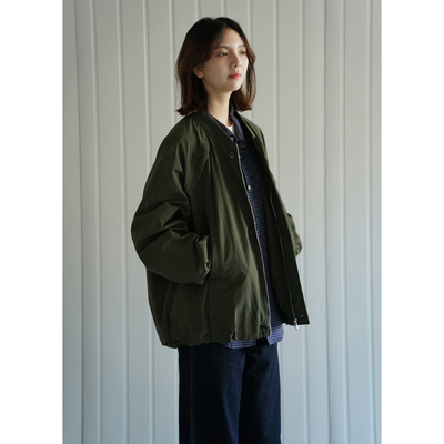 NBN小众复古棒球领情侣夹克外套