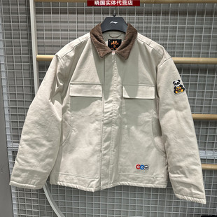 李宁棉外套2026春款反伍BADFIVE少不入川男子宽松棉夹克AJMV351