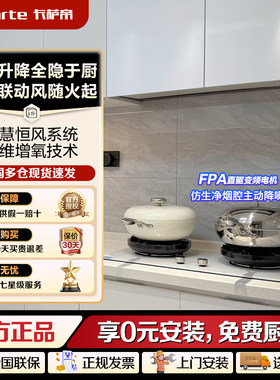 卡萨帝致境Q5揽光全嵌变频升降抽油烟机燃气灶烟灶联动套装CDQ5UD