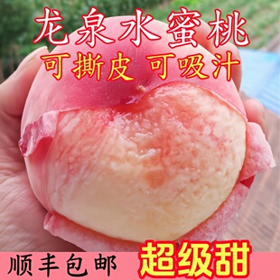顺丰包邮龙泉水蜜桃龙泉驿水蜜桃新鲜水果水蜜桃现摘水蜜桃软桃