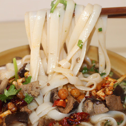 荆州公安县早堂面浇头面手工米粉